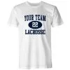 Lacrosse Unlimited Custom Pill Lacrosse Tee -Men's Lacrosse Sales Store custompilltee white