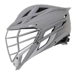Cascade XRS Lacrosse Helmet (Matte Gray Shell/Chrome Facemask)
