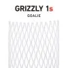 Stringking Grizzly 1S Goalie Mesh - White -Men's Lacrosse Sales Store grizzly 1s piece 1