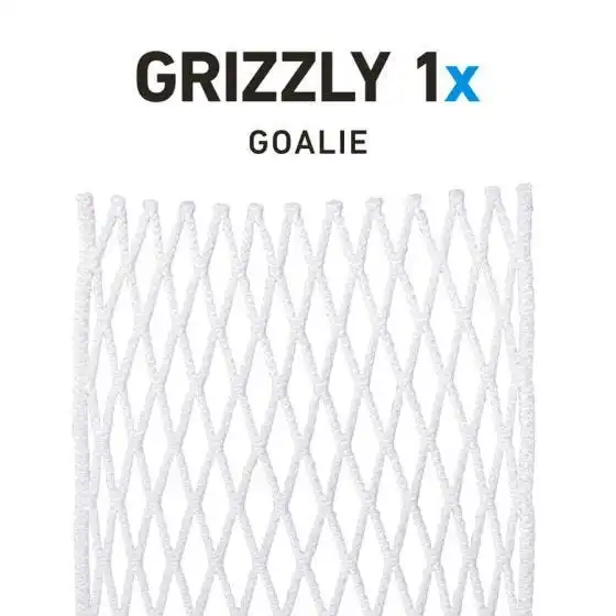 Stringking Grizzly 1X Goalie Mesh - White 3 Stringking Grizzly 1X Goalie Mesh - White