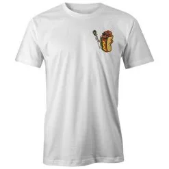 Lacrosse Unlimited Hot Dog Tee -Men's Lacrosse Sales Store hot dog shirt front