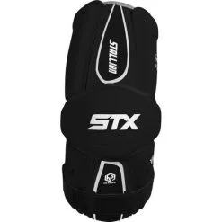 STX Stallion 500 Lacrosse Arm Guards -Men's Lacrosse Sales Store m pro stallion500 ag black front 1