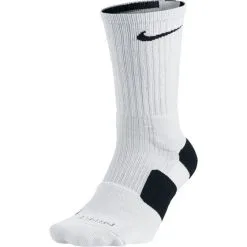 Nike Elite Crew Lacrosse Socks 7 Nike Elite Crew Lacrosse Socks -Men's Lacrosse Sales Store nike elite sock white black front 1