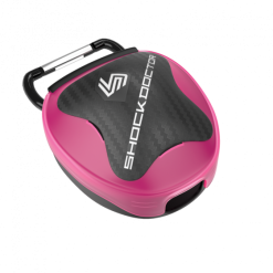 SHOCKDOCTOR Pink Mouthpiece Case