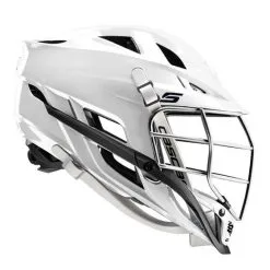 Cascade S Youth Lacrosse Helmet (White Shell/Chrome Mask)