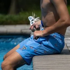 Lacrosse Unlimited Swim Dodge Turtles Lacrosse Shorts -Men's Lacrosse Sales Store swim dodge turtles style pic 2