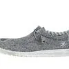 Hey Dude Wally Canvas Casual Shoes -Men's Lacrosse Sales Store wally linen iron side large