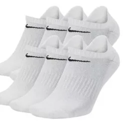 Nike Everyday Cushioned No-Show Training Socks – 6 Pack